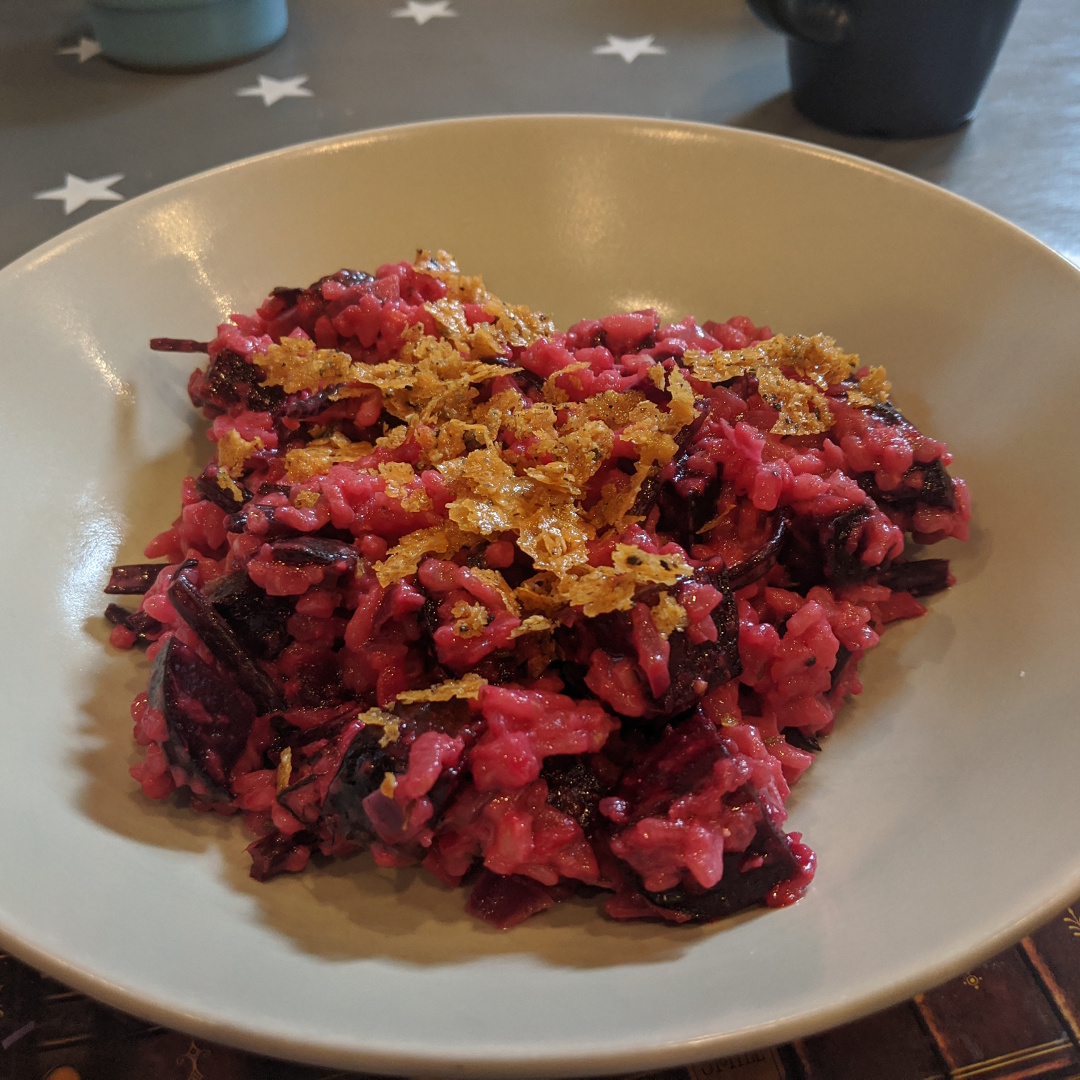 Roast Beetroot Risotto • Recibase